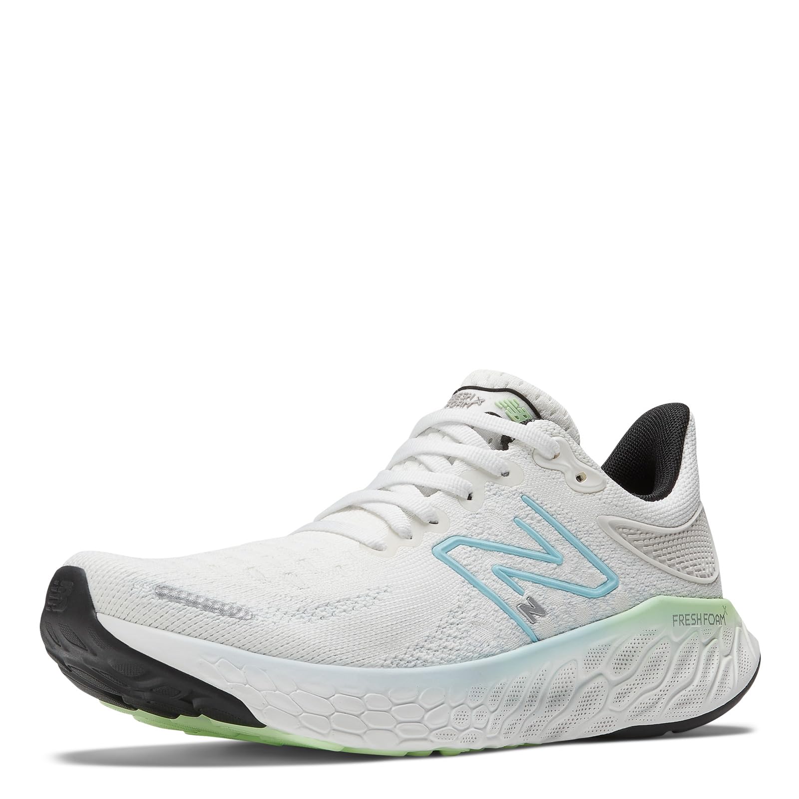 New Balance 1080 Fresh Foam W108012N - Women's White - blue Shoe Deals Outlet
