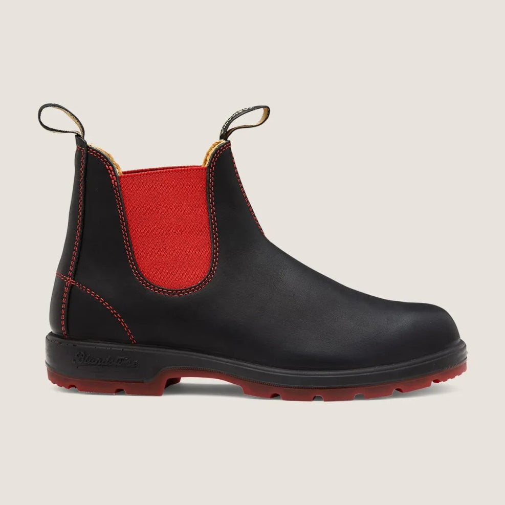 Blundstone 1316 Chelsea - Unisex Black/Red Shoe Deals Outlet