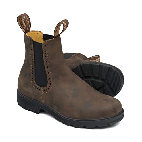 Blundstone 584 Chelsea - Men's Rustic Brown Shoe Deals Outlet