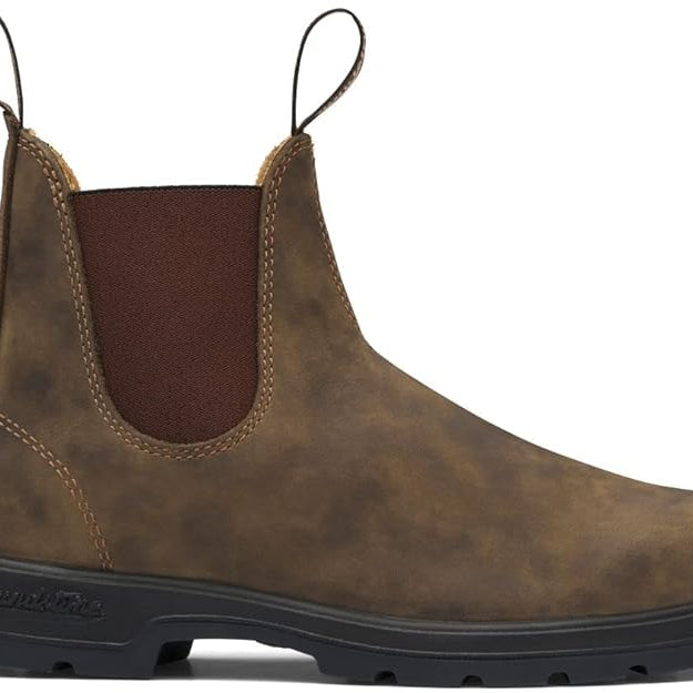 Blundstone 585 Chelsea - Men's Rustic Brown Shoe Deals Outlet