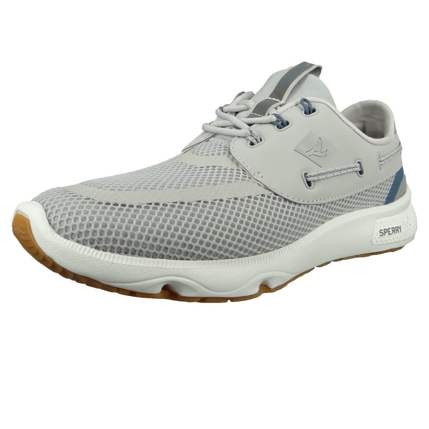 Sperry 7 Seas 3 - Eye Sneaker - Men's Grey 1 Shoe Deals Outlet