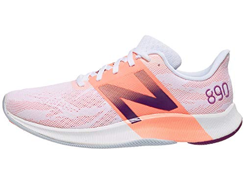 New Balance 890 FuelCell W890SP8 - Women's Moon Dust/Ginger Pink/Plum Shoe Deals Outlet