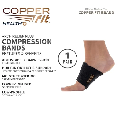 Copperfit Unisex Arch Relief Support Wrap - Unisex