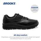Brooks Addiction Walker 2 - Women's Black/Black Shoe Deals Outlet