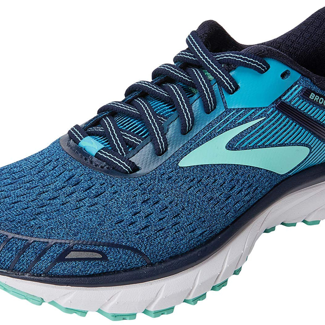 Brooks Adrenaline GTS 18 - Women's Blue/Mint/Pink Shoe Deals Outlet