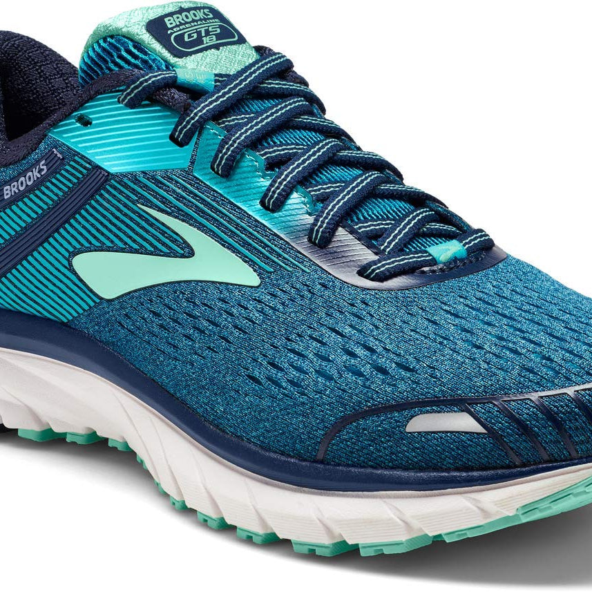 Brooks Adrenaline GTS 18 - Women's Navy/Teal/Mint Shoe Deals Outlet