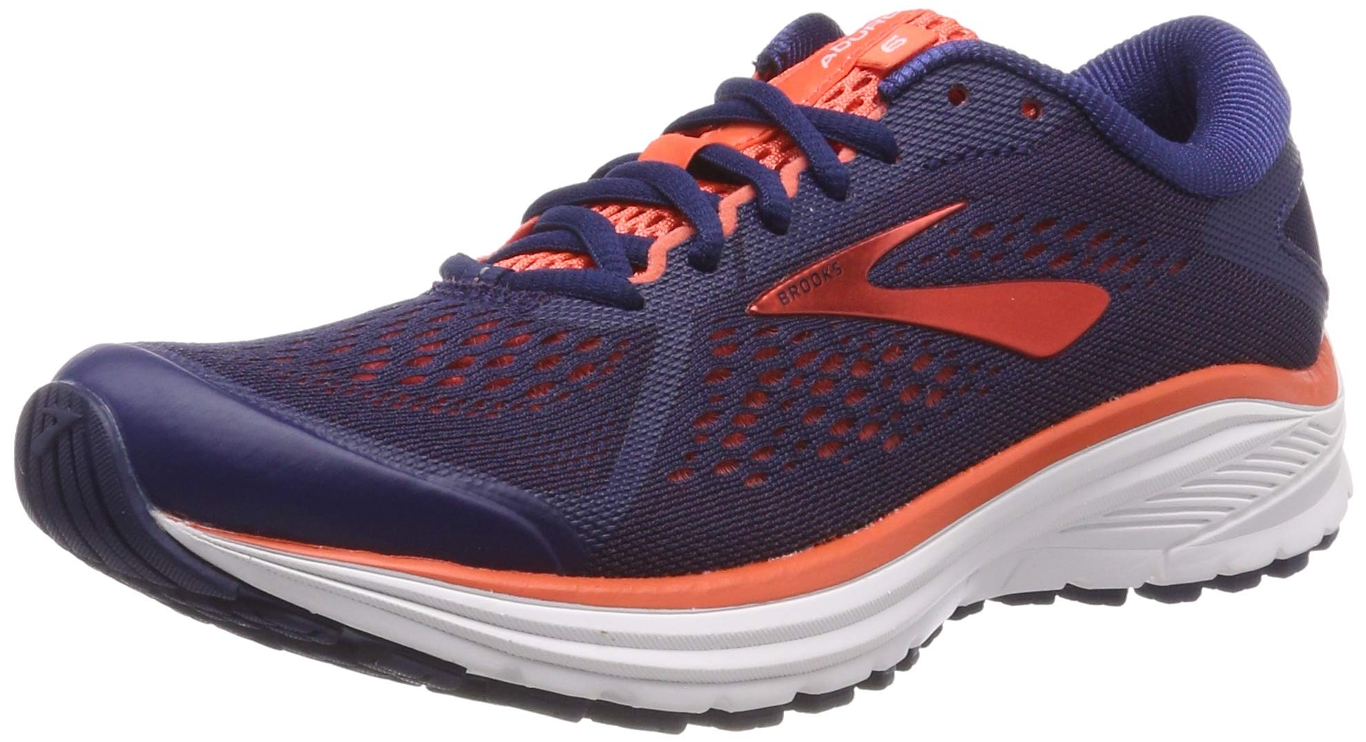 Brooks Aduro 6 - Women's Blue Blue Coral White 438 Shoe Deals Outlet