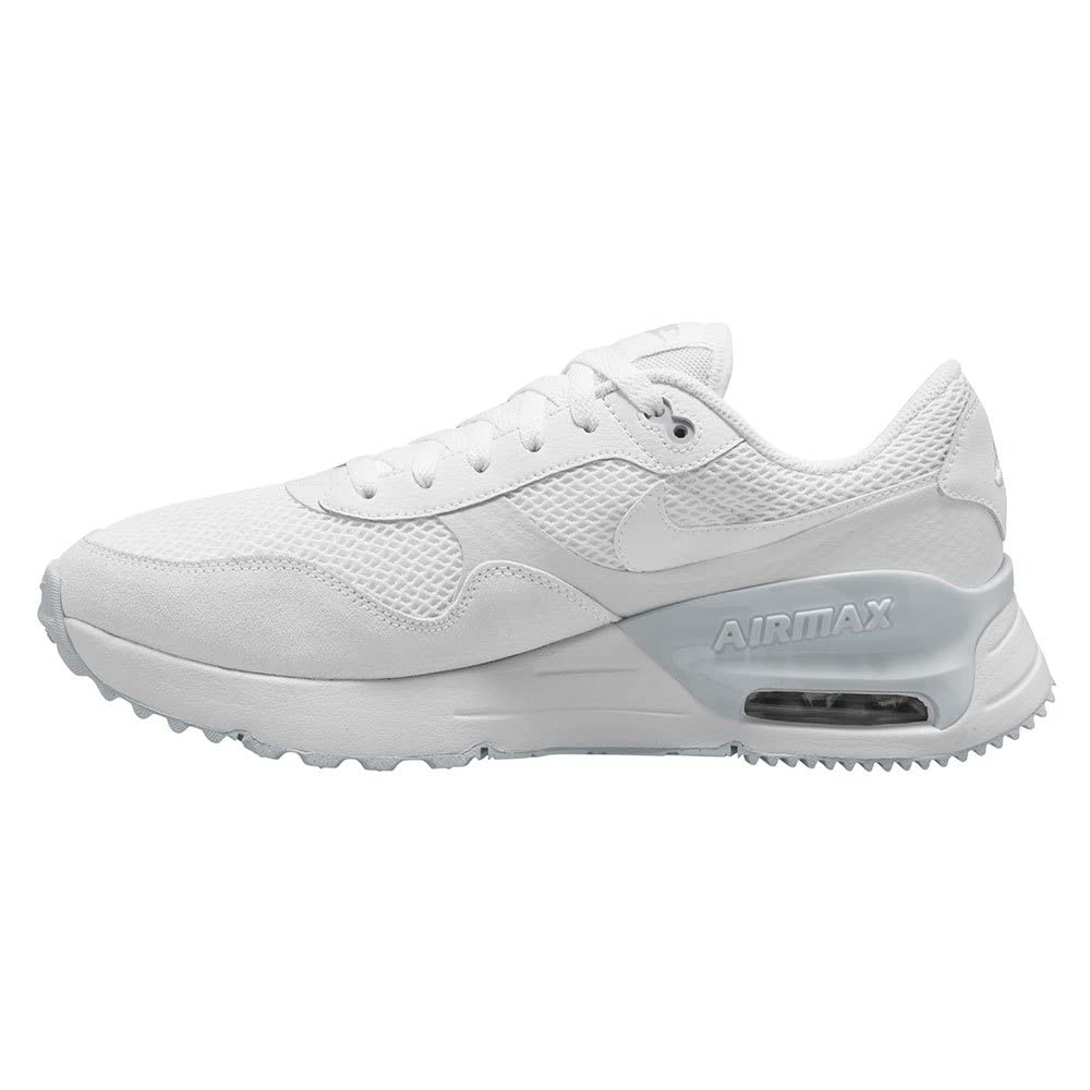 Nike Air Max System - Men's White/White/Pure Platinum Shoe Deals Outlet