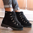 BEARPAW Alisa Boot - Women's Black/Black Shoe Deals Outlet