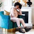 BEARPAW Alisa Boots - Women's Chocolate Shoe Deals Outlet