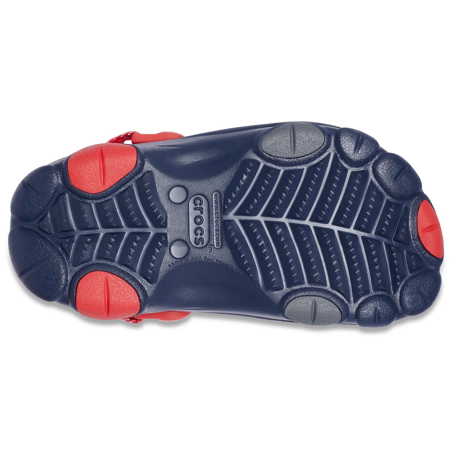 Crocs All Terrain Clog - Kids Navy/Red Shoe Deals Outlet