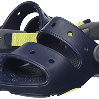 Crocs All Terrain Clog - Kids Navy/Red Shoe Deals Outlet