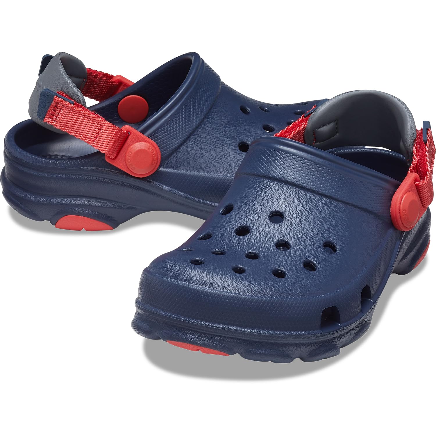 Crocs All Terrain Clog - Kids Navy/Red Shoe Deals Outlet