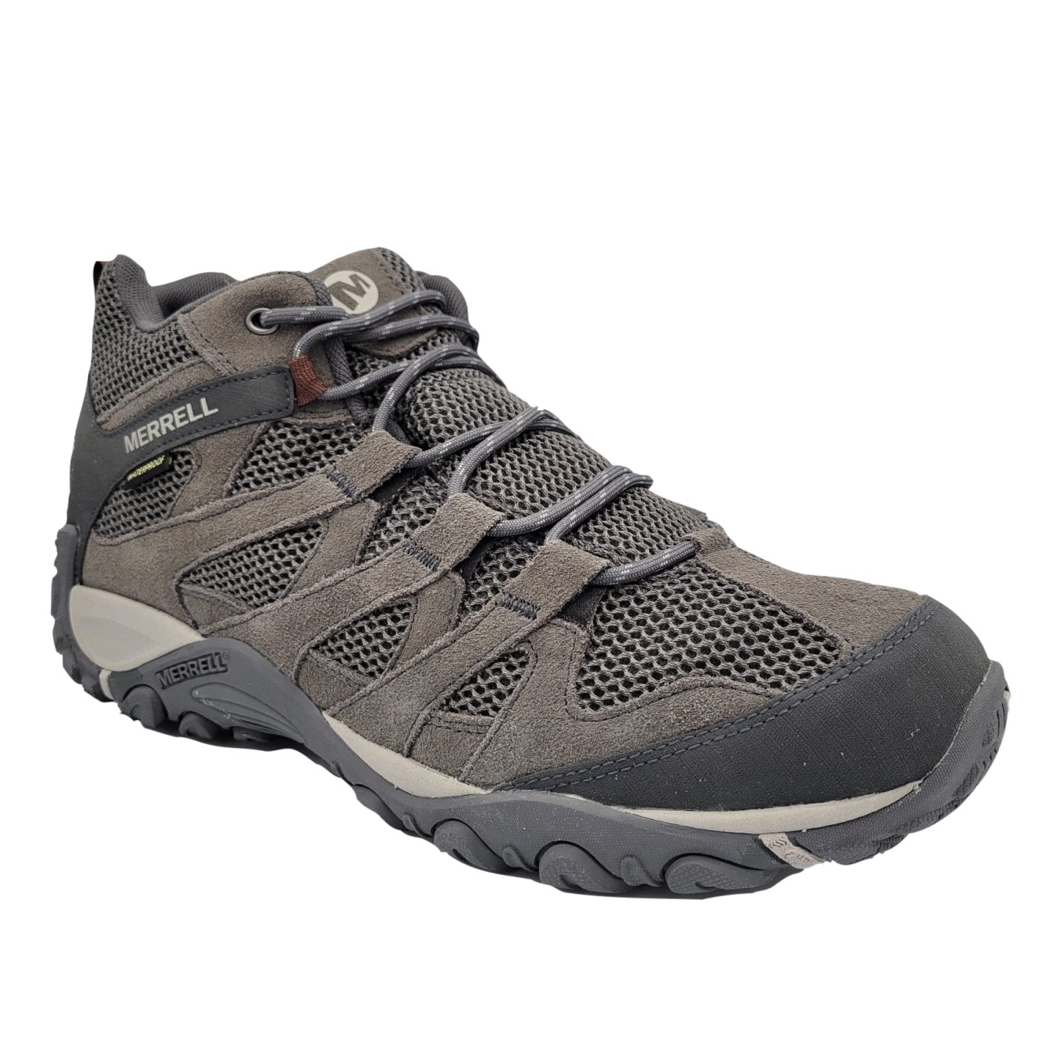 Merrell Alverstone Mid Waterproof - Men's Granite Shoe Deals Outlet
