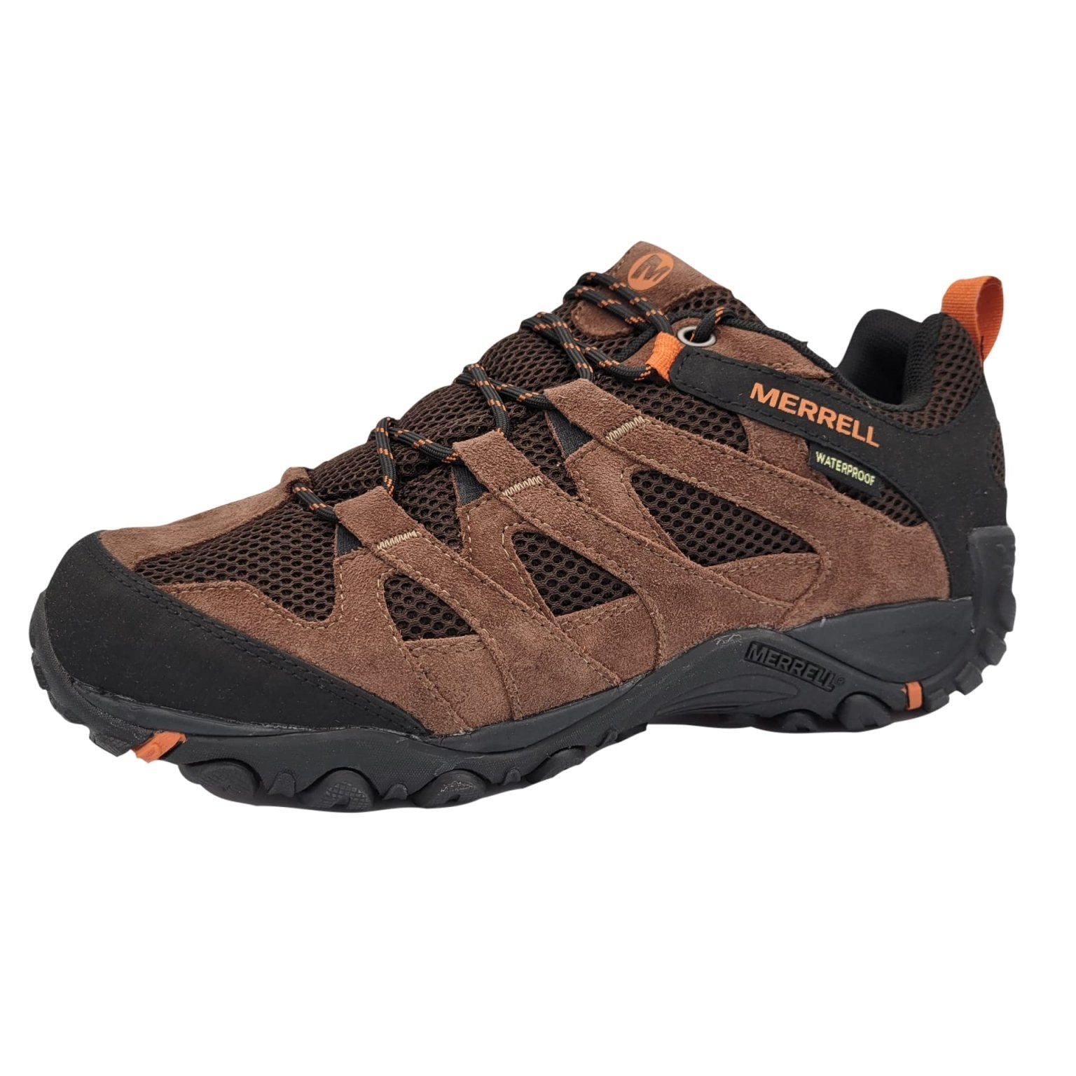 Merrell Alverstone Waterproof - Men's Earth/Black Shoe Deals Outlet