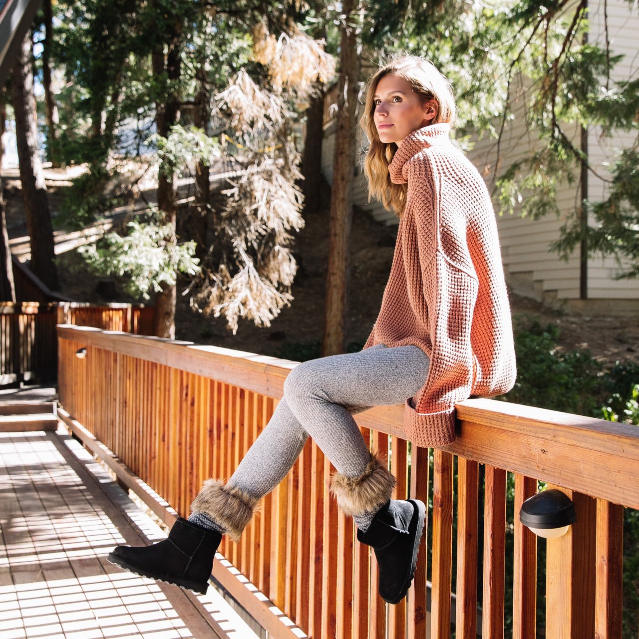 BEARPAW Alyssa - Women's Black Ii Shoe Deals Outlet