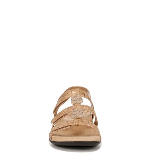 VIONIC Amber Adjustable Sandal - Women's Gold Cork Shoe Deals Outlet