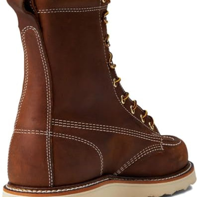 Thorogood American Heritage Moc Toe Maxwear Wedge Trail 8 inch - Men's Trail Crazyhorse Shoe Deals Outlet