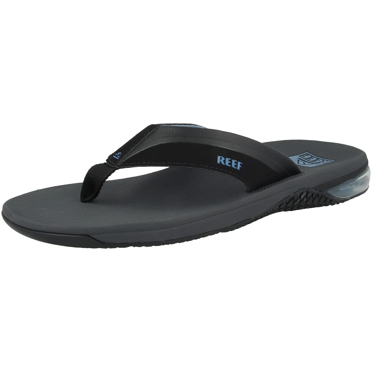Reef Anchor - Men's Grey/Blue Shoe Deals Outlet