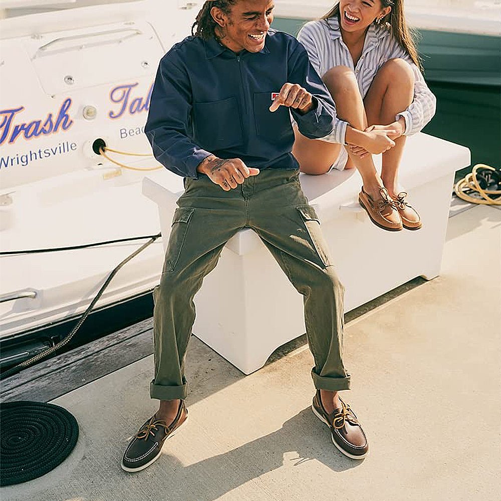 Sperry A/O 2 - EYE LEATHER - Men's SAHARA Shoe Deals Outlet