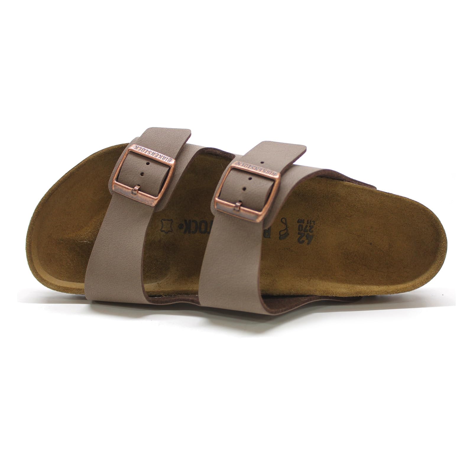 Birkenstock Arizona Birkibuc - Unisex Mocha Shoe Deals Outlet