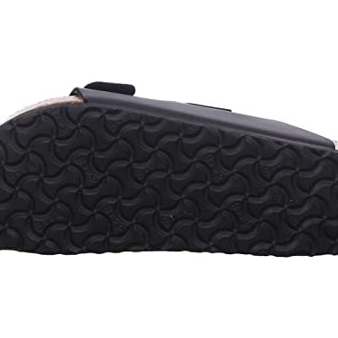Birkenstock Arizona Birko - Flor Soft Footbed - Unisex Black Shoe Deals Outlet