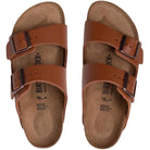 Birkenstock Arizona Natural Leather - Unisex Ginger Brown Shoe Deals Outlet
