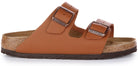 Birkenstock Arizona Natural Leather - Unisex Ginger Brown Shoe Deals Outlet
