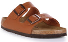 Birkenstock Arizona Natural Leather - Unisex Ginger Brown Shoe Deals Outlet