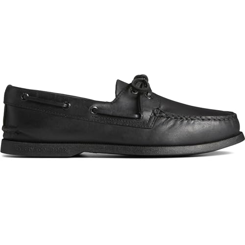 Sperry Authentic Original 2 Eye - Men's Black Shoe Deals Outlet