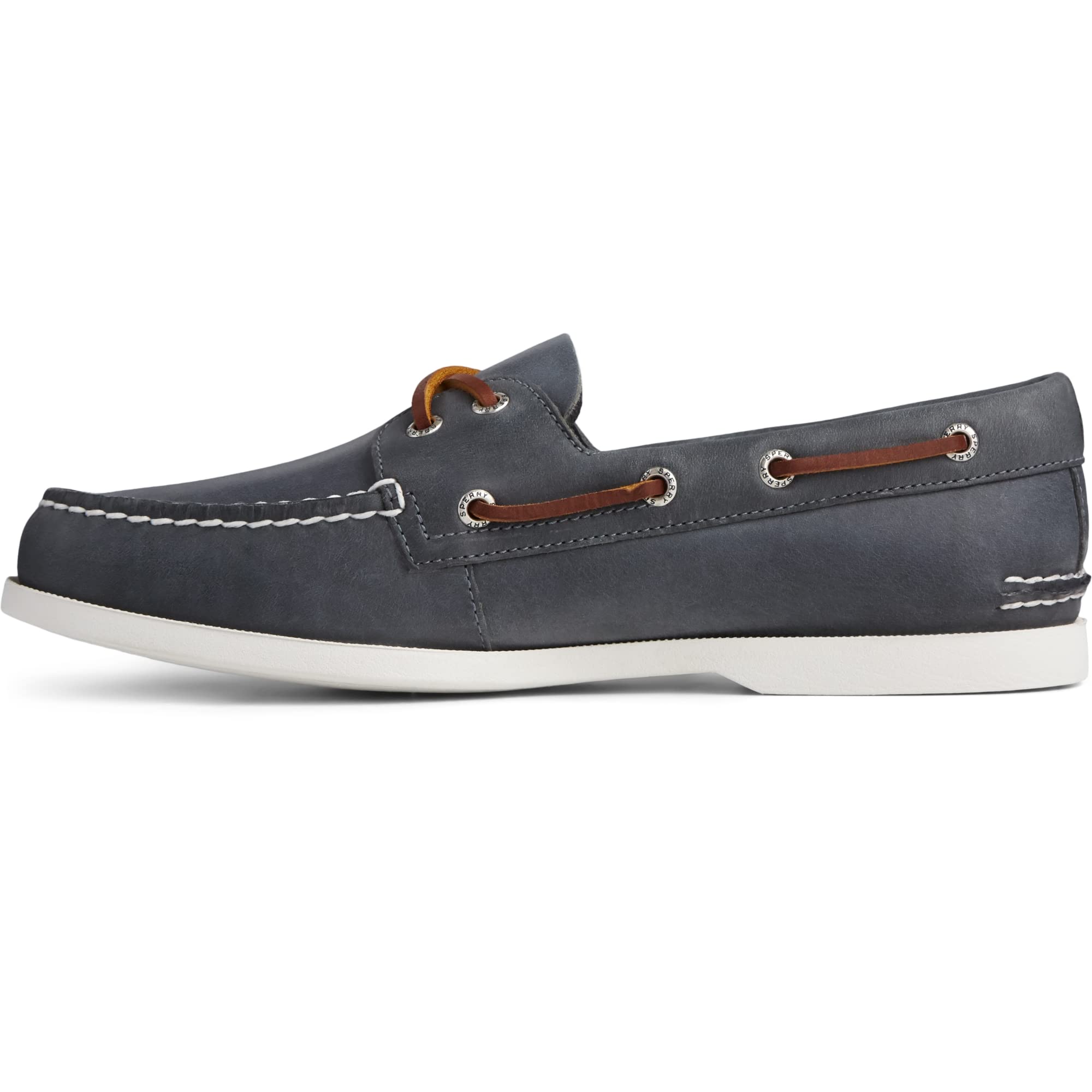 Sperry Authentic Original 2 Eye Plushwave - Men's Navy Shoe Deals Outlet