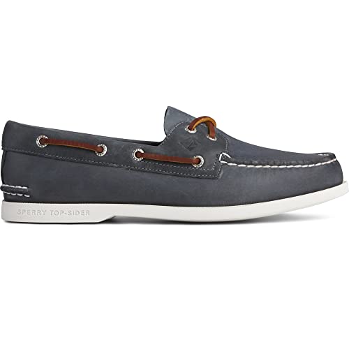 Sperry Authentic Original 2 Eye Plushwave - Men's Navy Shoe Deals Outlet