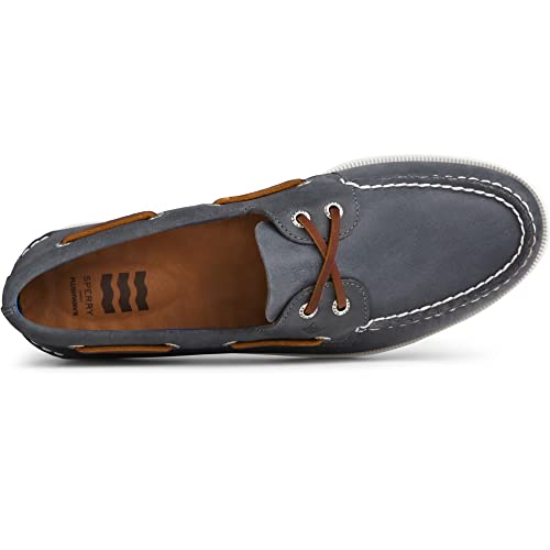Sperry Authentic Original 2 Eye Plushwave - Men's Navy Shoe Deals Outlet