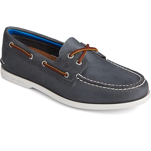 Sperry Authentic Original 2 Eye Plushwave - Men's Navy Shoe Deals Outlet