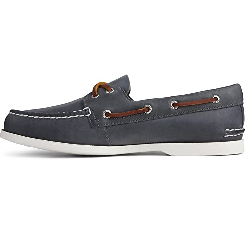 Sperry Authentic Original 2 Eye Plushwave - Men's Navy Shoe Deals Outlet