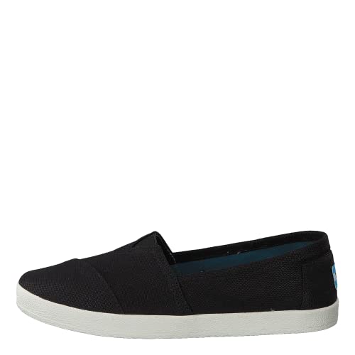 TOMS Avalon Canvas - Women's Black Shoe Deals Outlet