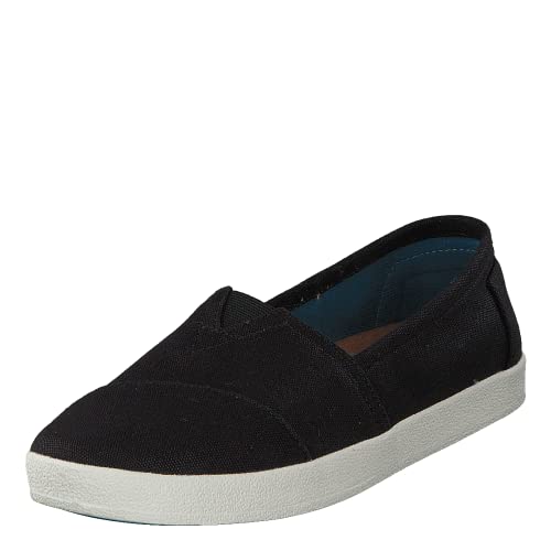 TOMS Avalon Canvas - Women's Black Shoe Deals Outlet