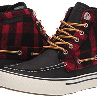 Sperry Bahama Storm - Men's Black/Buff Check Shoe Deals Outlet