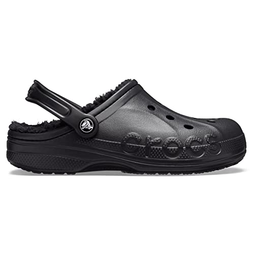 Crocs Baya Lined Clog - Unisex Black/Black Shoe Deals Outlet
