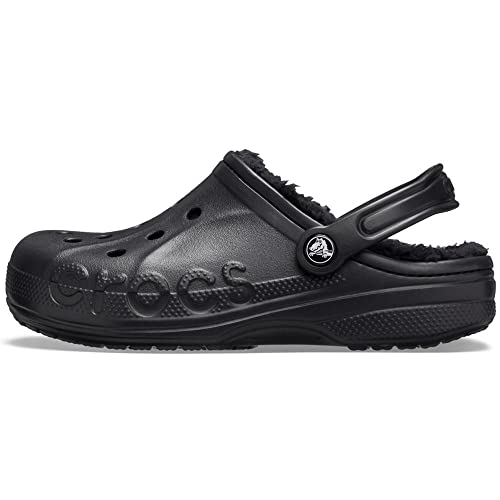 Crocs Baya Lined Clog - Unisex Black/Black Shoe Deals Outlet