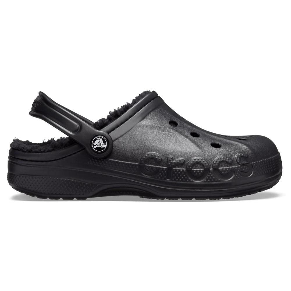 Crocs Baya Lined Clog - Unisex Black/Black Shoe Deals Outlet