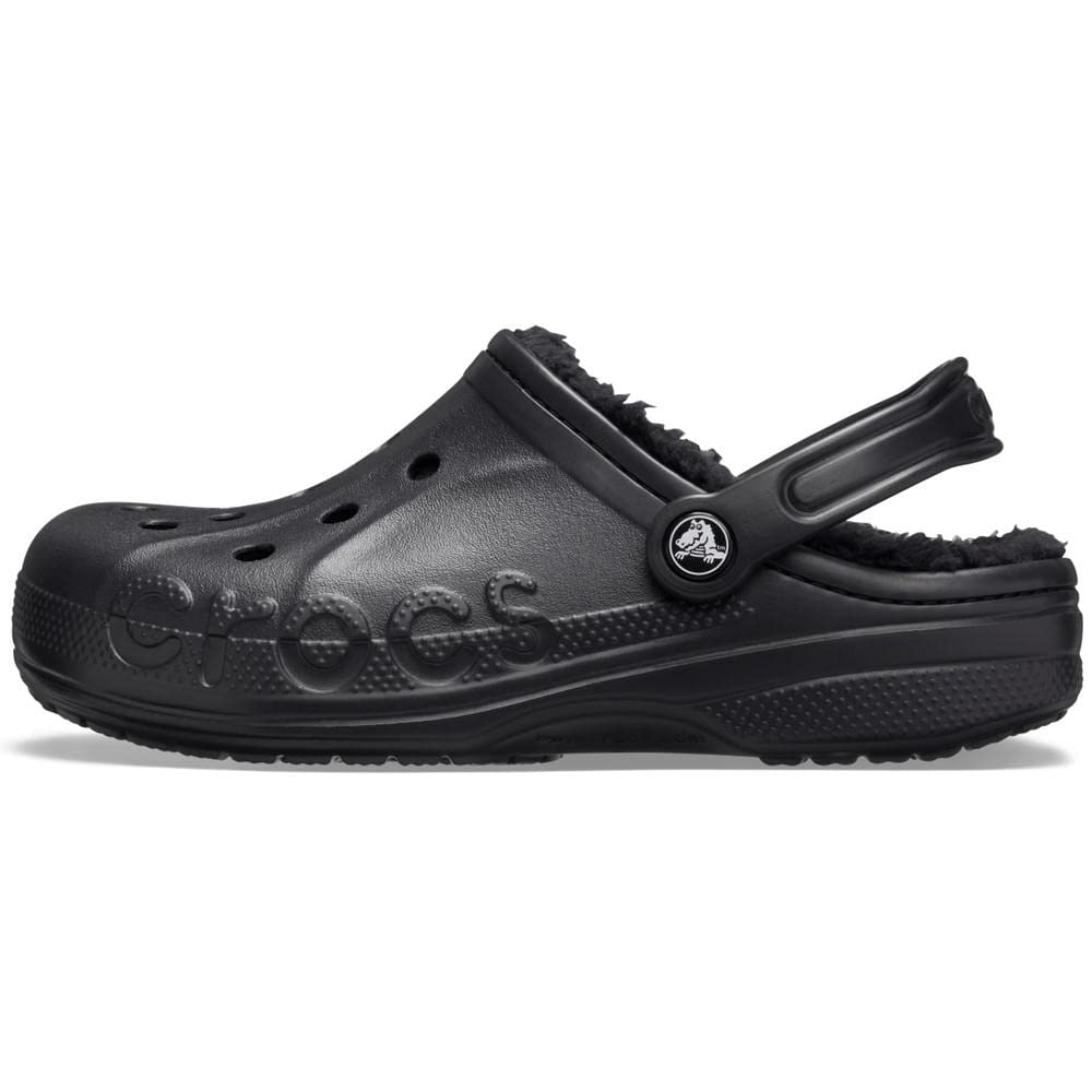 Crocs Baya Lined Clog - Unisex Black/Black Shoe Deals Outlet