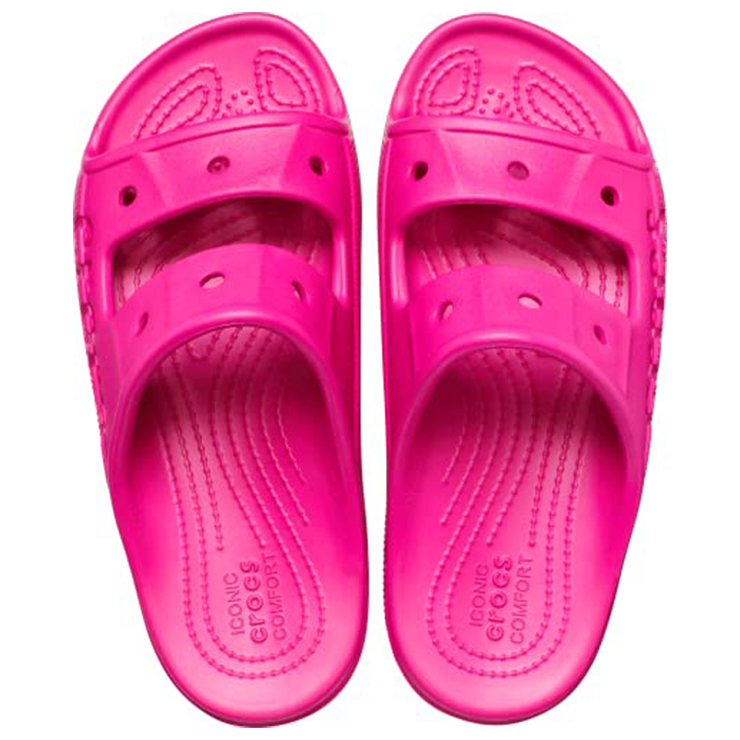 Crocs Baya Sandal - Unisex Candy Pink Shoe Deals Outlet