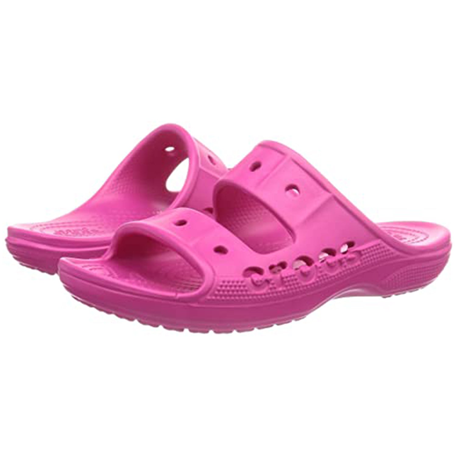 Crocs Baya Sandal - Unisex Candy Pink Shoe Deals Outlet
