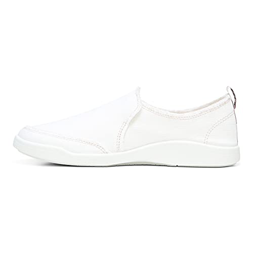 VIONIC Beach Malibu Slip - on Sneaker - Women's Cream Canvas Shoe Deals Outlet