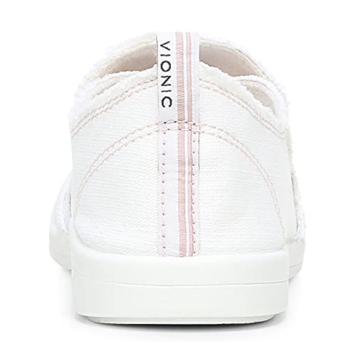 VIONIC Beach Malibu Slip - on Sneaker - Women's Cream Canvas Shoe Deals Outlet