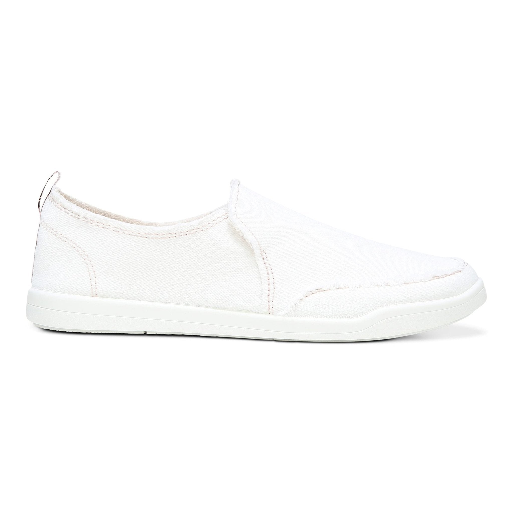VIONIC Beach Malibu Slip - on Sneaker - Women's Cream Canvas Shoe Deals Outlet