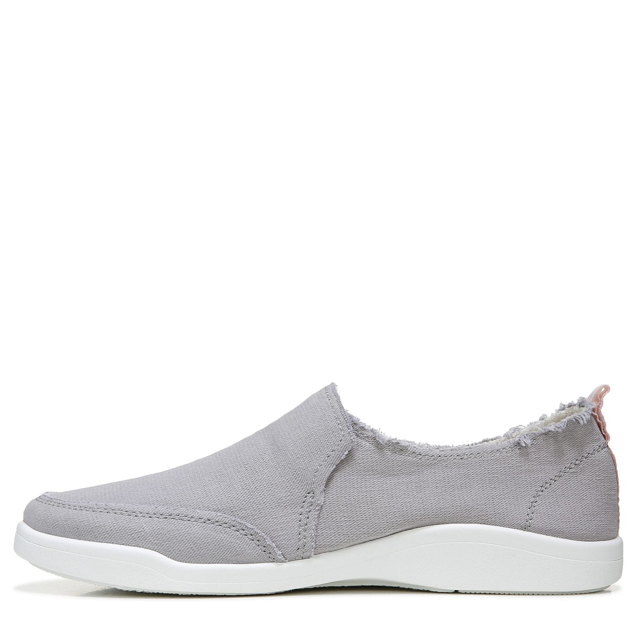 VIONIC Beach Malibu Slip - on Sneaker - Women's Light Grey Canvas Shoe Deals Outlet