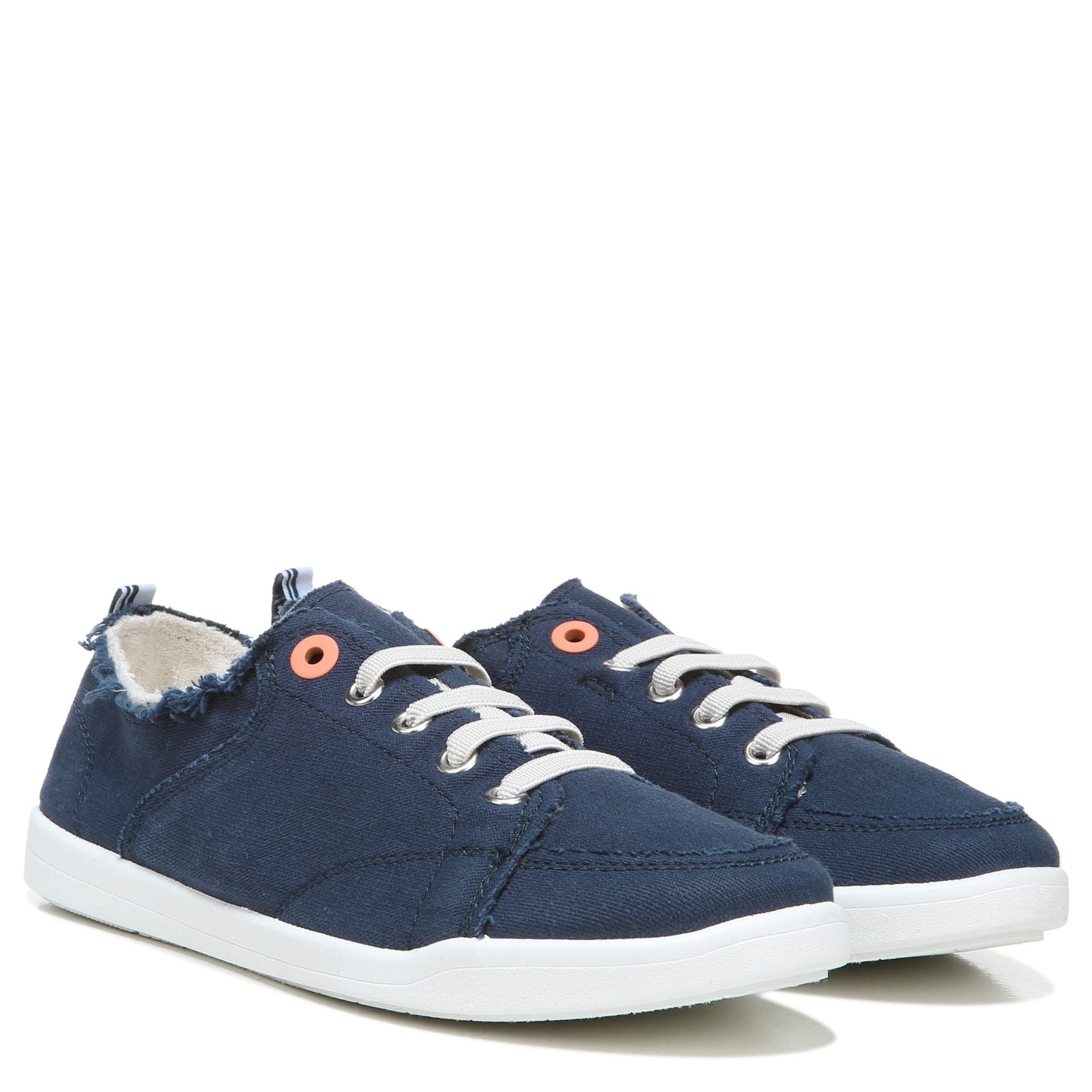VIONIC Beach Pismo Lace - Up Sneaker - Women's Navy Canvas Shoe Deals Outlet