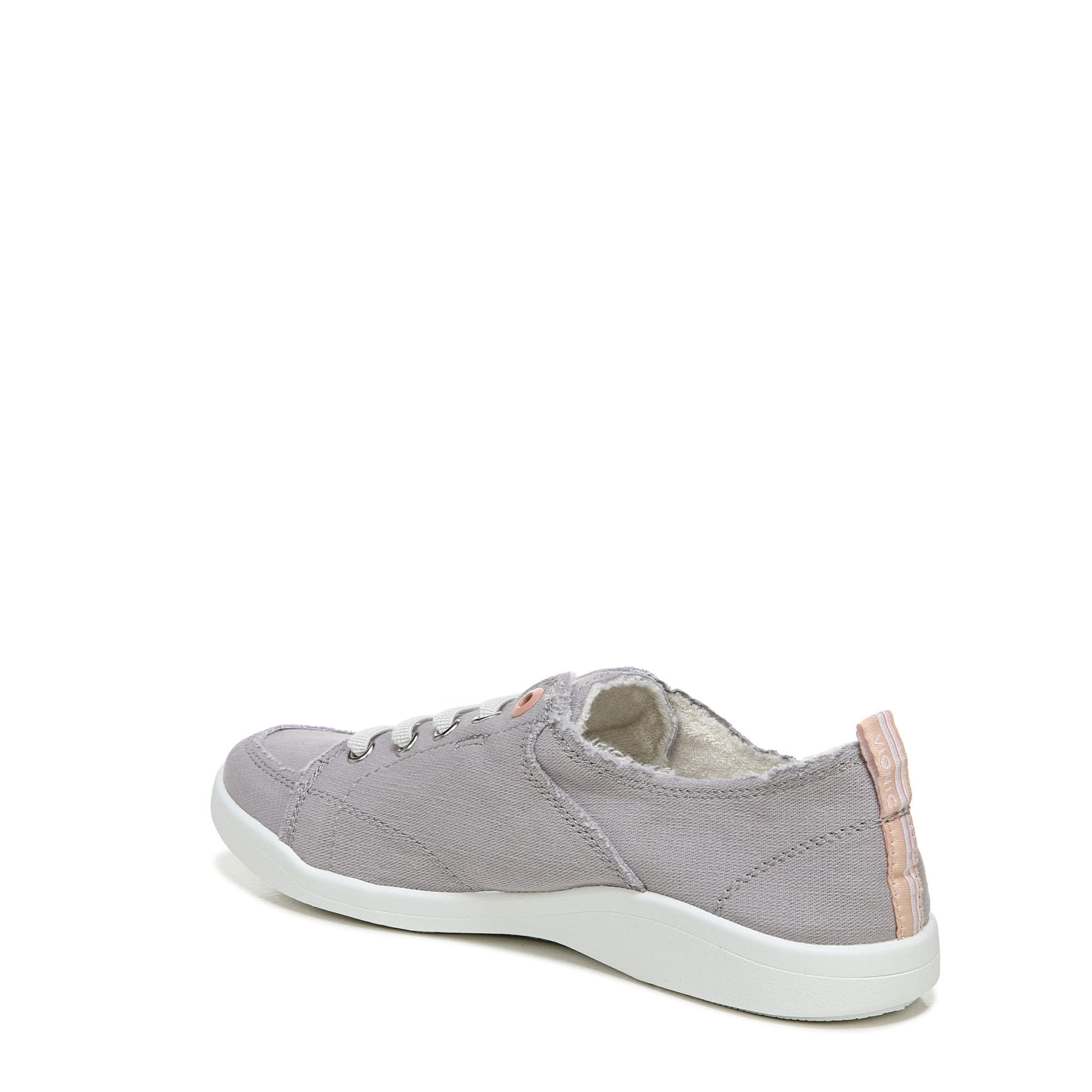 VIONIC Beach Pismo Lace - Up Sneaker - Women's Light Grey Canvas Shoe Deals Outlet